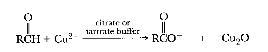 Reduction of Cu<SUP>+2</SUP> by a carbonyl