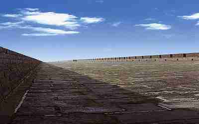 Wide, "Endless" Xian City Wall