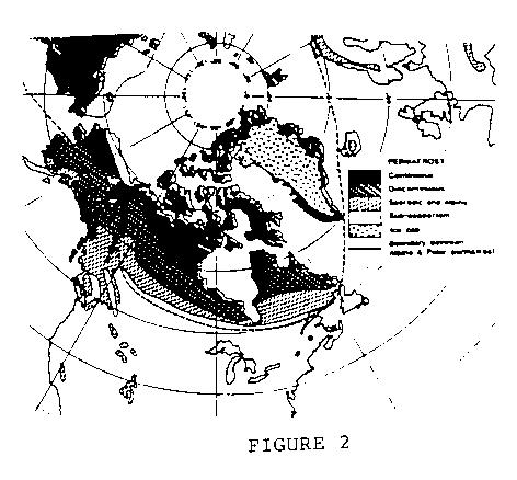 [MAP OF NORTH AMERICAN PERMAFROST]