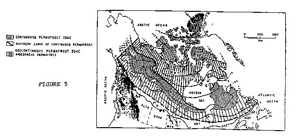 [NORTH AMERICAN PERMAFROST ZONES]